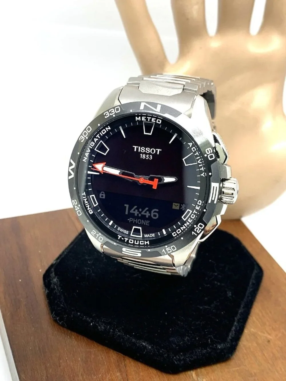 Tissot T- Touch Connect Solar Men's Watch Titanium Black 47.5mm T1214204405100